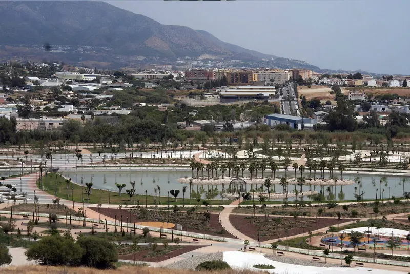 Gran Parque de Mijas sett ovenfra
